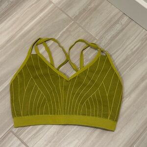 Fabletics Seamless Sculpting Bralette in Olive Green